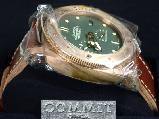 パネライ ルミノール SUBMERSIBLE 1950 3 DAYS POWER RESERVE AUTOMATIC BRONZO 47mm PAM00507 P番 限定1000本