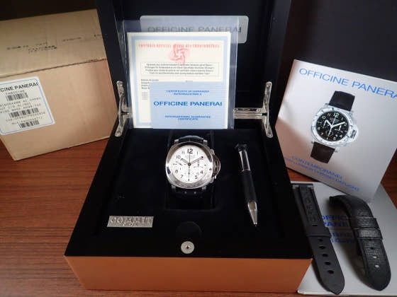 Panerai Luminor Ref.PAM00188 White Dial Used luminol-7