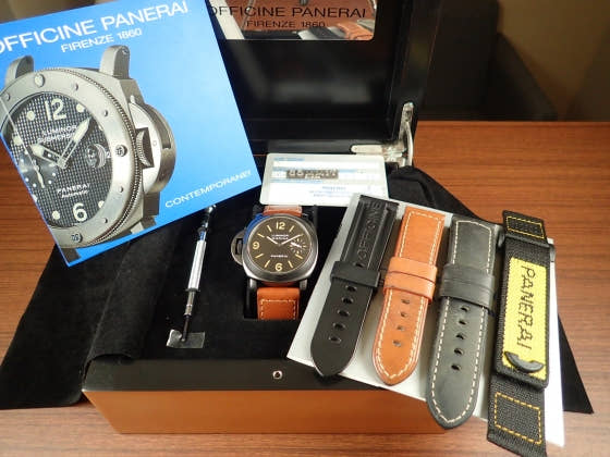 Panerai Luminor Ref.PAM00026 Black Dial Used luminol