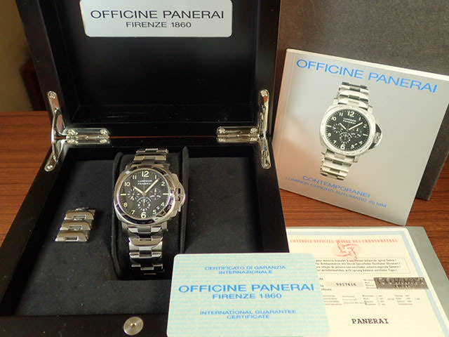 パネライ ルミノール Ref.PAM00072 ブラック文字盤 中古 luminor-13