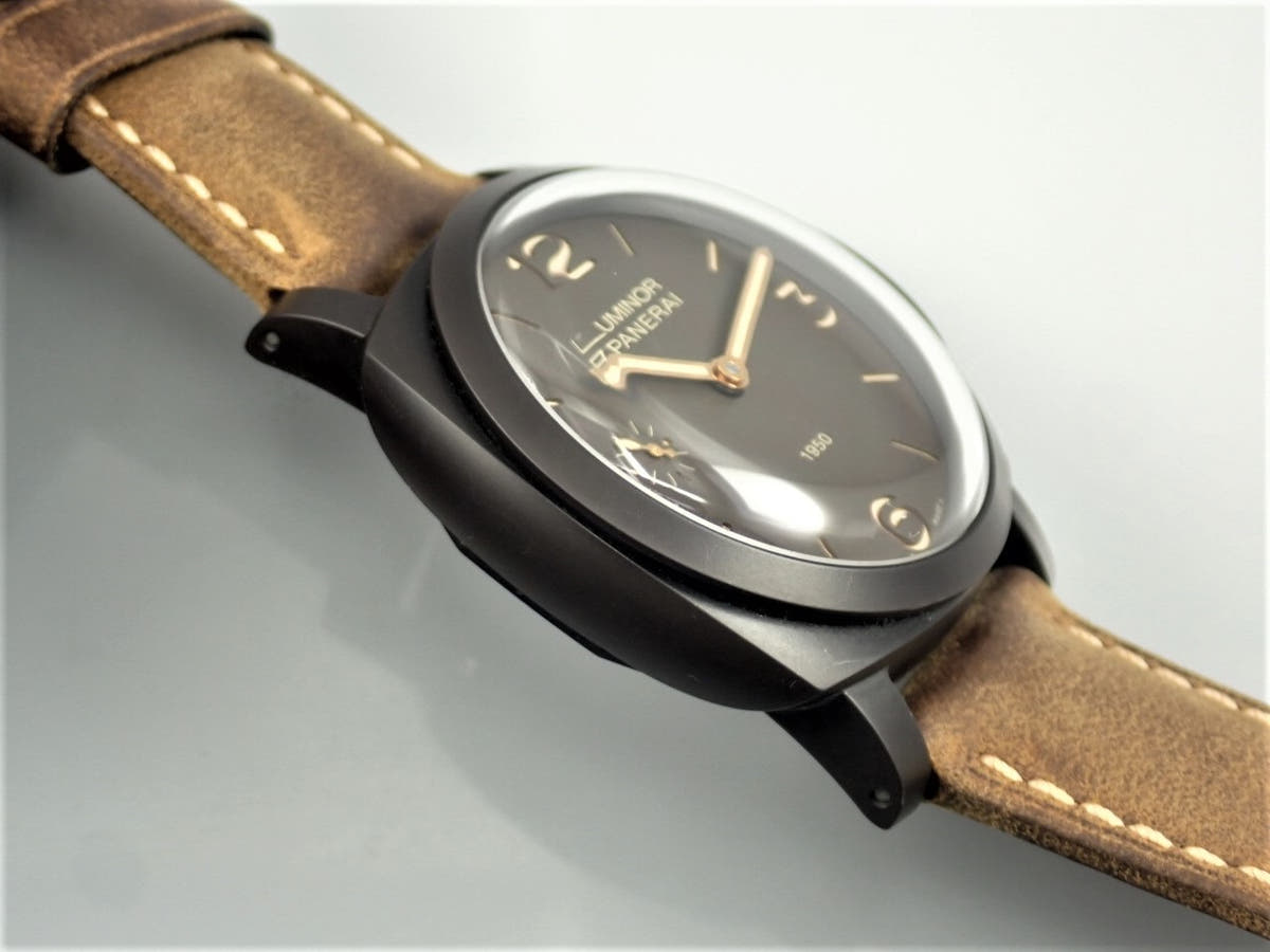 パネライ ルミノール コンポジット1950 3デイズ Ref.PAM00375 ブラウン文字盤 中古 327T9232