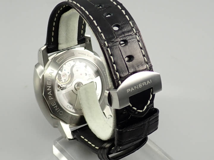 Panerai Luminor 1950 3 Days GMT Ref.PAM00320 Black Dial Used 532ZLLTU