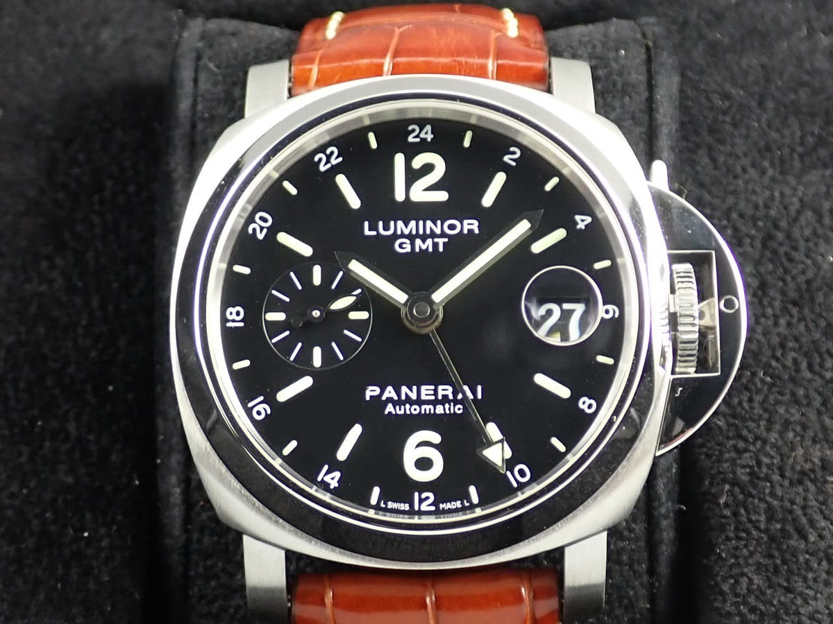 パネライ ルミノール GMT Ref.PAM00244 ブラック文字盤 美品 3PRXMUXT