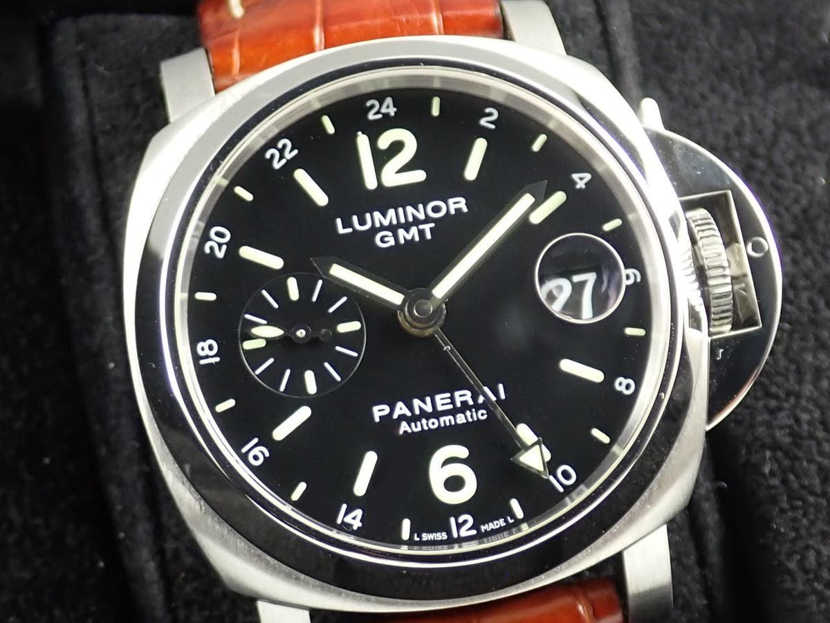 パネライ ルミノール GMT Ref.PAM00244 ブラック文字盤 美品 3PRXMUXT