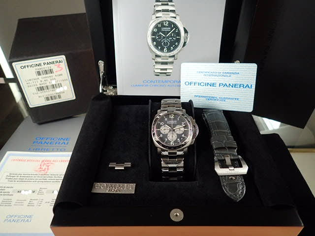 パネライ ルミノール Ref.PAM00122 グレー文字盤 中古 luminor-17