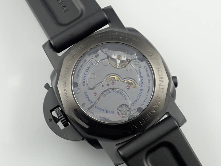 Panerai Luminor 1950 8DAYS Chrono Monopulsante GMT Ref.PAM00317 Black Dial Excellent Condition X964KUKM