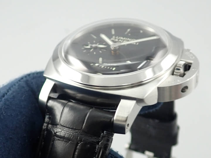 パネライ ルミノール 1950 8デイズ GMT Ref.PAM00233 ブラック文字盤 美品 ZP390374