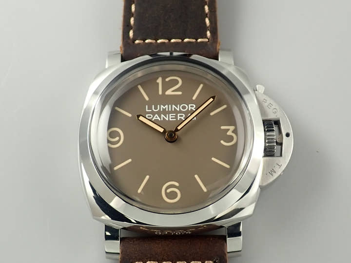 Panerai Luminor 1950 3DAYS Acciaio Ref.PAM00663 Brown Dial Used 8LUSXWLK