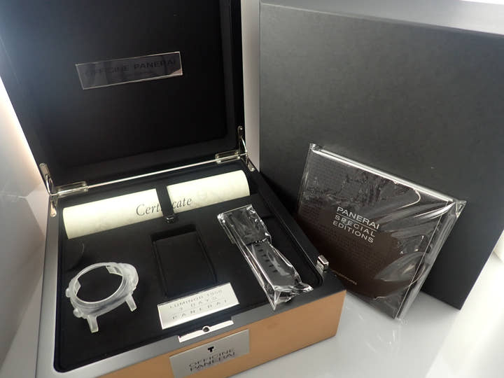 Panerai Luminor 1950 3DAYS Acciaio Ref.PAM00663 Brown Dial Used 8LUSXWLK