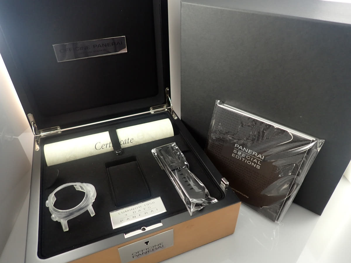 パネライ ルミノール 1950 3DAYS アッチャイオ Ref.PAM00663 ブラウン文字盤 中古 8LUSXWLK