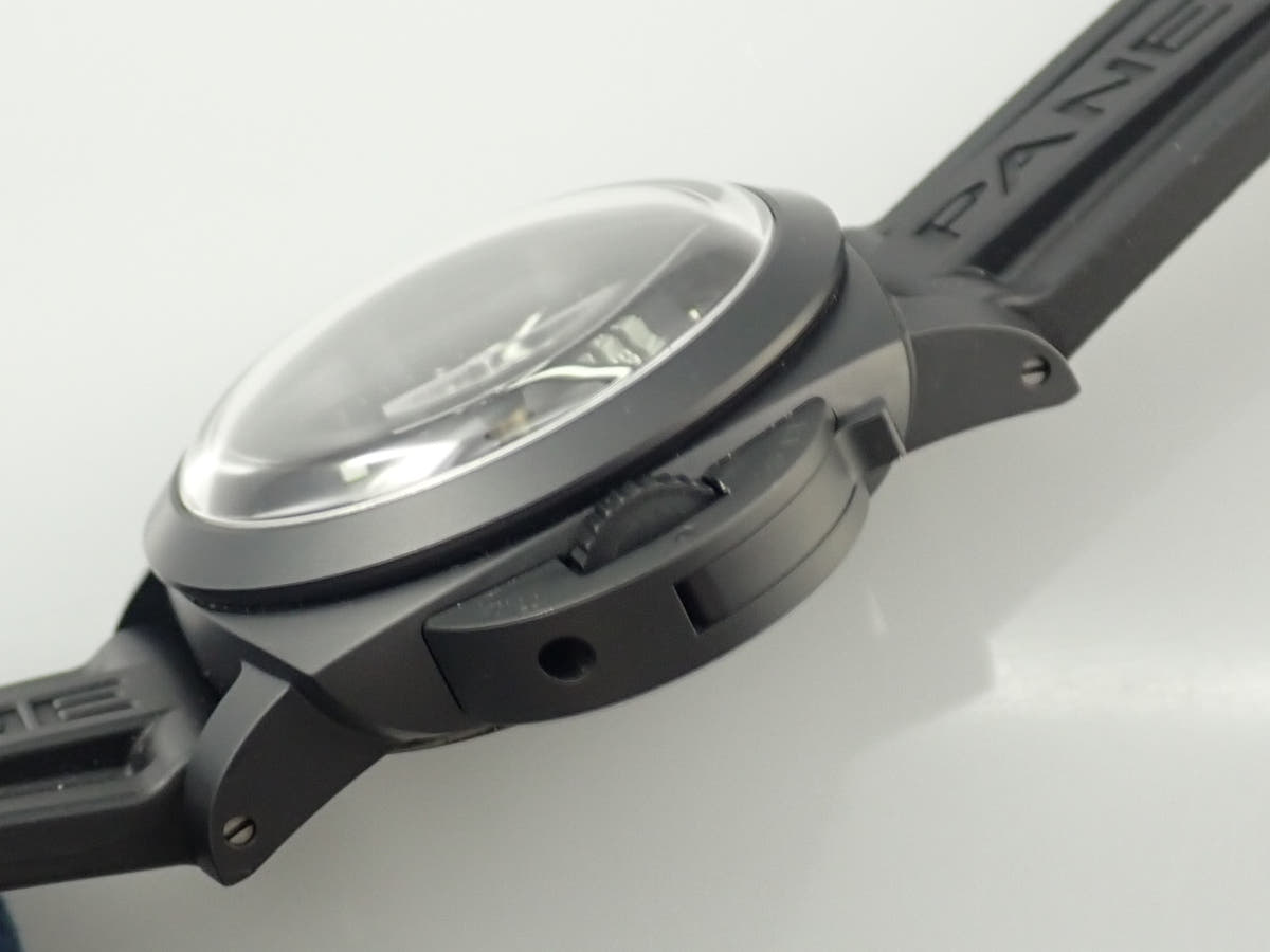 パネライ ルミノール 1950 8DAYSクロノ モノプルサンテGMT Ref.PAM00317 ブラック文字盤 美品 50J0Z865