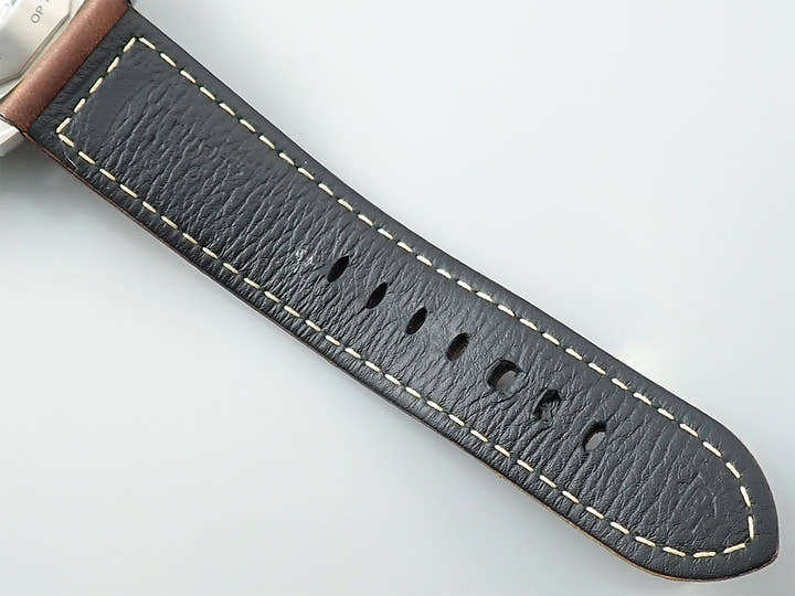 パネライ ルミノール 1950 クロノグラフ モノプルサンテ 8デイズ GMT チタニオ  Ref.PAM00737 グリーン文字盤 中古 S9PR6989