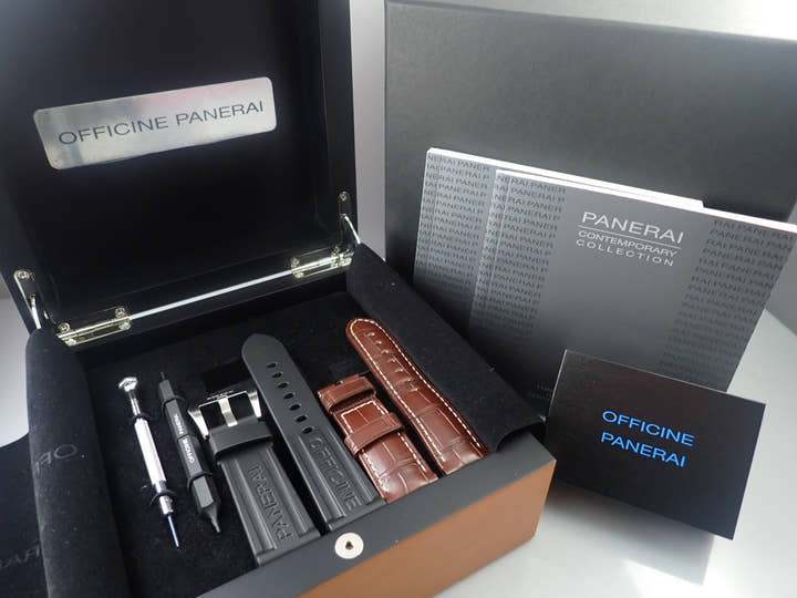 Panerai Luminor 1950 3 Days GMT Ref.PAM00320 Black Dial Used XP991VWM