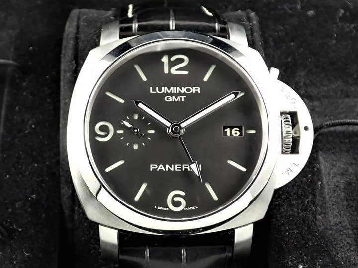 Panerai Luminor 1950 3 Days GMT Ref.PAM00320 Black Dial Used XP991VWM
