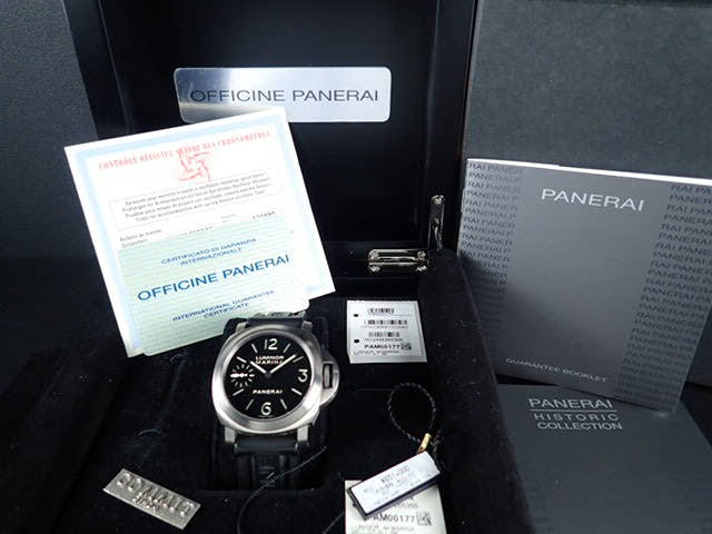 パネライ ルミノール Ref.PAM00177 ブラック文字盤 中古 luminor-21