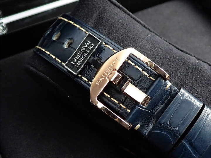 パネライ ルミノール ドゥエ ゴールドテック フィレンツェ Ref.PAM01204 ブルー文字盤 未使用 S7936326