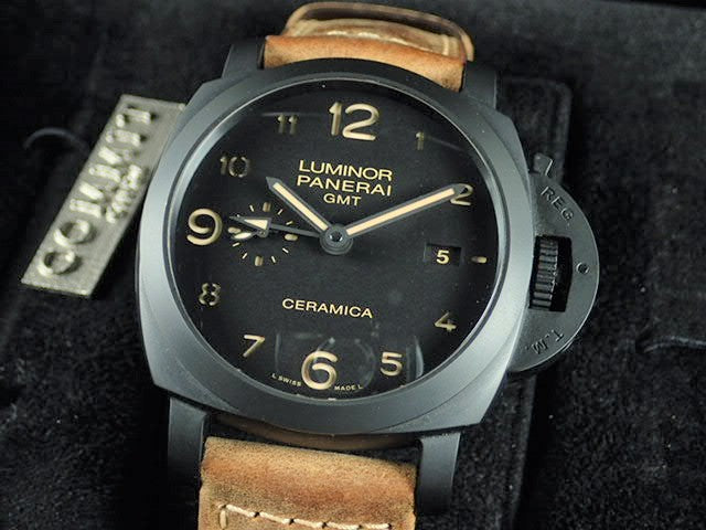 パネライ ルミノール 1950 3デイズ GMT オートマティック チェラミカ CE PAM00441