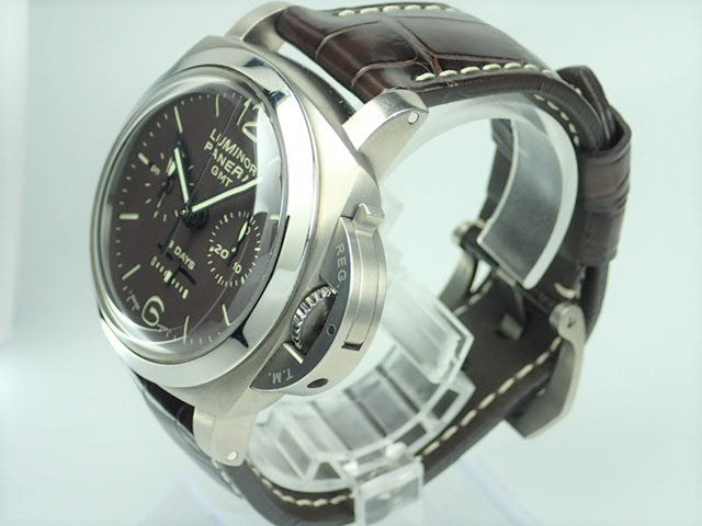 パネライ ルミノール1950 8デイズ クロノ モノプルサンテ GMT TITANIUM PAM00311