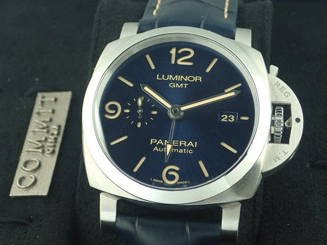 パネライ ルミノール Ref.PAM01033 ブルー文字盤 中古 luminor-41