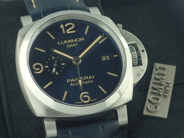 パネライ ルミノール Ref.PAM01033 ブルー文字盤 中古 luminor-41