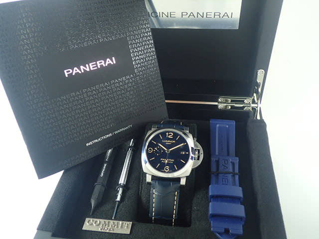 パネライ ルミノール Ref.PAM01033 ブルー文字盤 中古 luminor-41