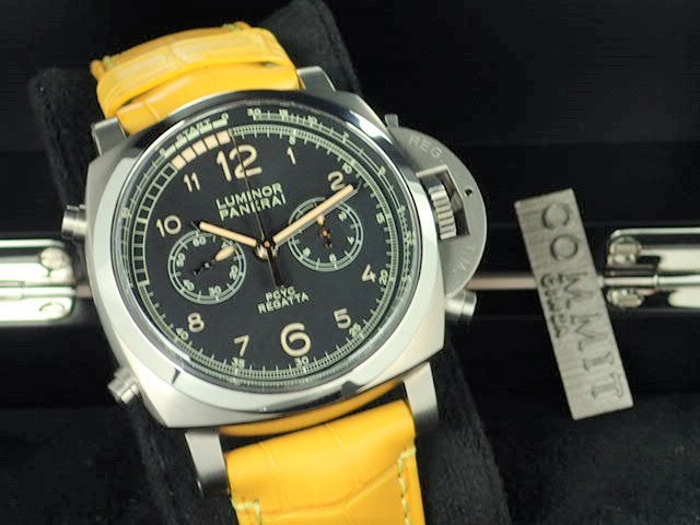 パネライ ルミノール 1950 PCYC レガッタ 3デイズ クロノフライバック TITANIUM PAM00652