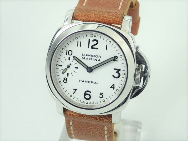 パネライ ルミノール Ref.PAM00003 ホワイト文字盤 中古 luminor-47