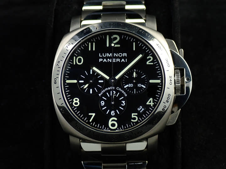 パネライ ルミノール クロノグラフ Ref.PAM00072 ブラック文字盤 中古 2F7RRAFA