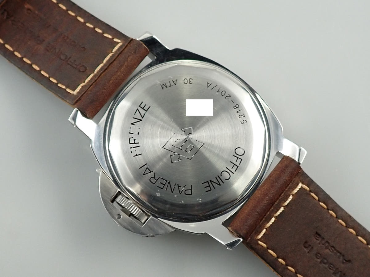 パネライ ルミノール ロゴ プレヴァンドーム Ref.5218-201/A ブラック文字盤 中古 5V7548FK