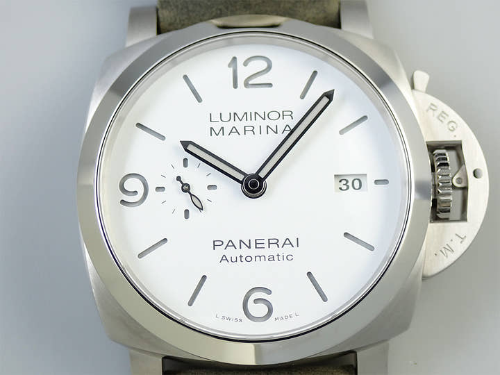 パネライ ルミノール マリーナ Ref.PAM01314 ホワイト文字盤 美品 FZTSA7Y2