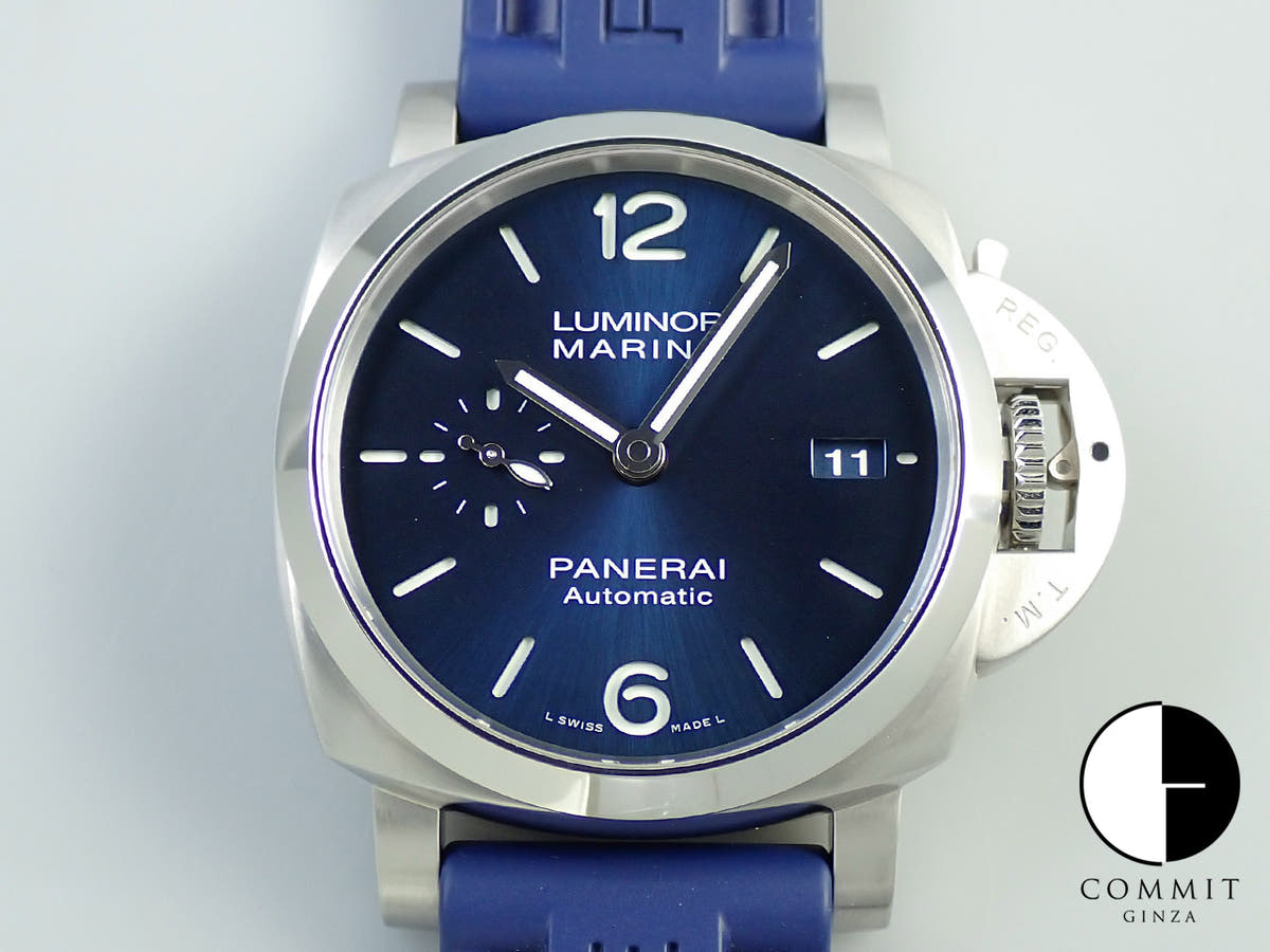 パネライ ルミノール マリーナ Ref.PAM01393 ブルー文字盤 美品 95MC2R8S