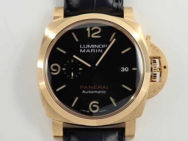 パネライ ルミノール マリーナ Ref.PAM01115 ブラック文字盤 極美品 S531Y5U9