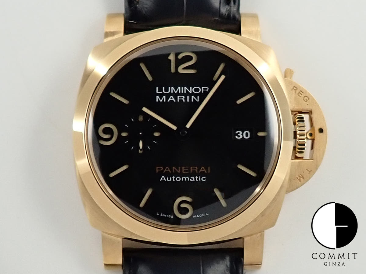 パネライ ルミノール マリーナ Ref.PAM01115 ブラック文字盤 極美品 S531Y5U9