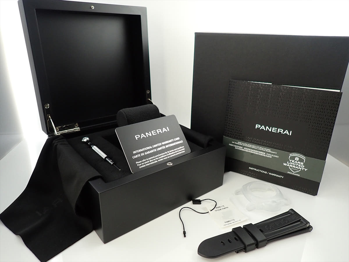 パネライ ルミノール マリーナ Ref.PAM01115 ブラック文字盤 極美品 S531Y5U9