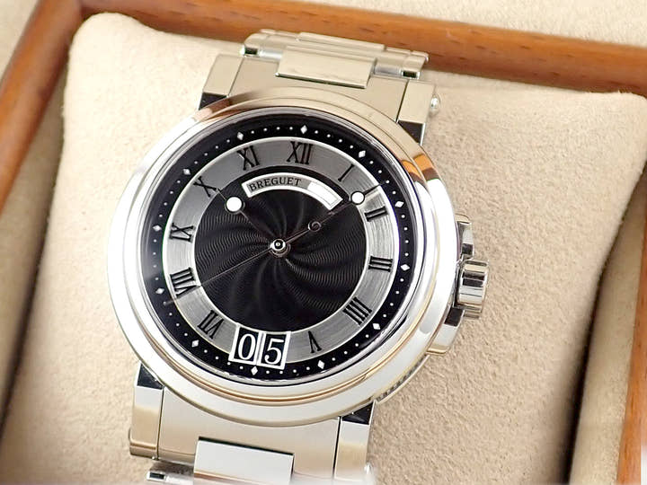 ブレゲ マリーンII Ref.5817ST/92/SM0 ブラック文字盤 中古 marine-18