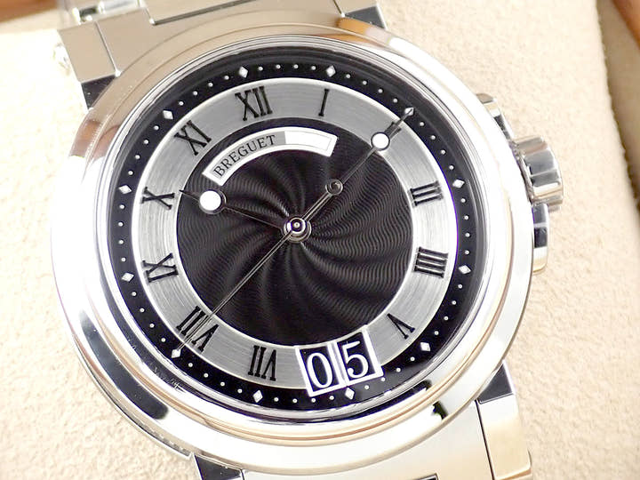 ブレゲ マリーンII Ref.5817ST/92/SM0 ブラック文字盤 中古 marine-18
