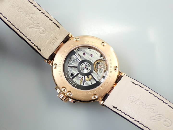 ブレゲ マリーン Ref.5517BR/12/9ZU シルバー文字盤 美品 66WPCWCV