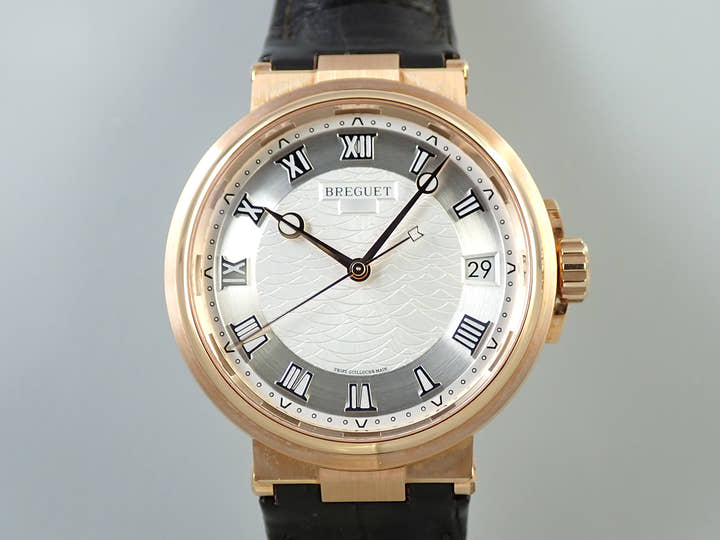 ブレゲ マリーン Ref.5517BR/12/9ZU シルバー文字盤 美品 66WPCWCV