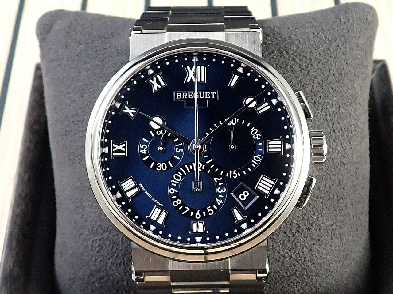 Breguet Marine Chronograph 5527 &lt;Box and Others&gt;