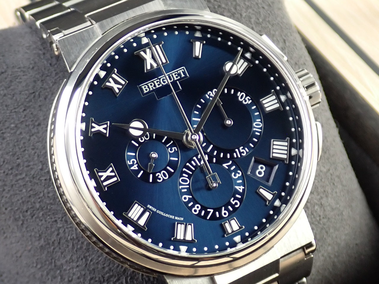 Breguet Marine Chronograph 5527 &lt;Box and Others&gt;