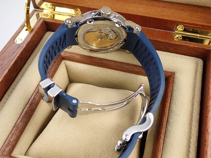 Breguet Marine II Large Date Ref. 5817ST/Y2/5V8 Blue Dial Pre-owned 1WPASMZM
