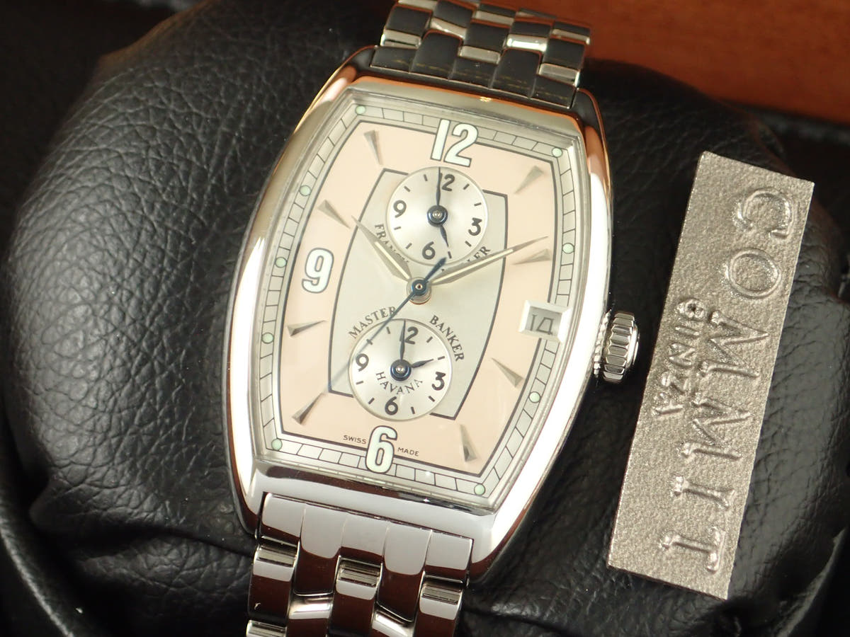 フランクミュラー トノウカーベックス Ref.2852MBHV シルバー×ベ-ジュ文字盤 中古 master-banker