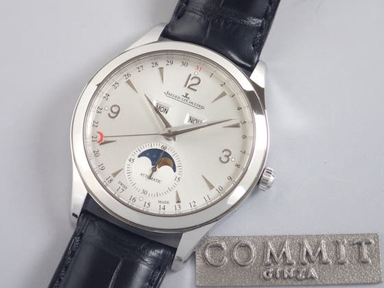 ジャガールクルト マスターカレンダー Ref.Q1558240 シルバー文字盤 中古 master-calendar