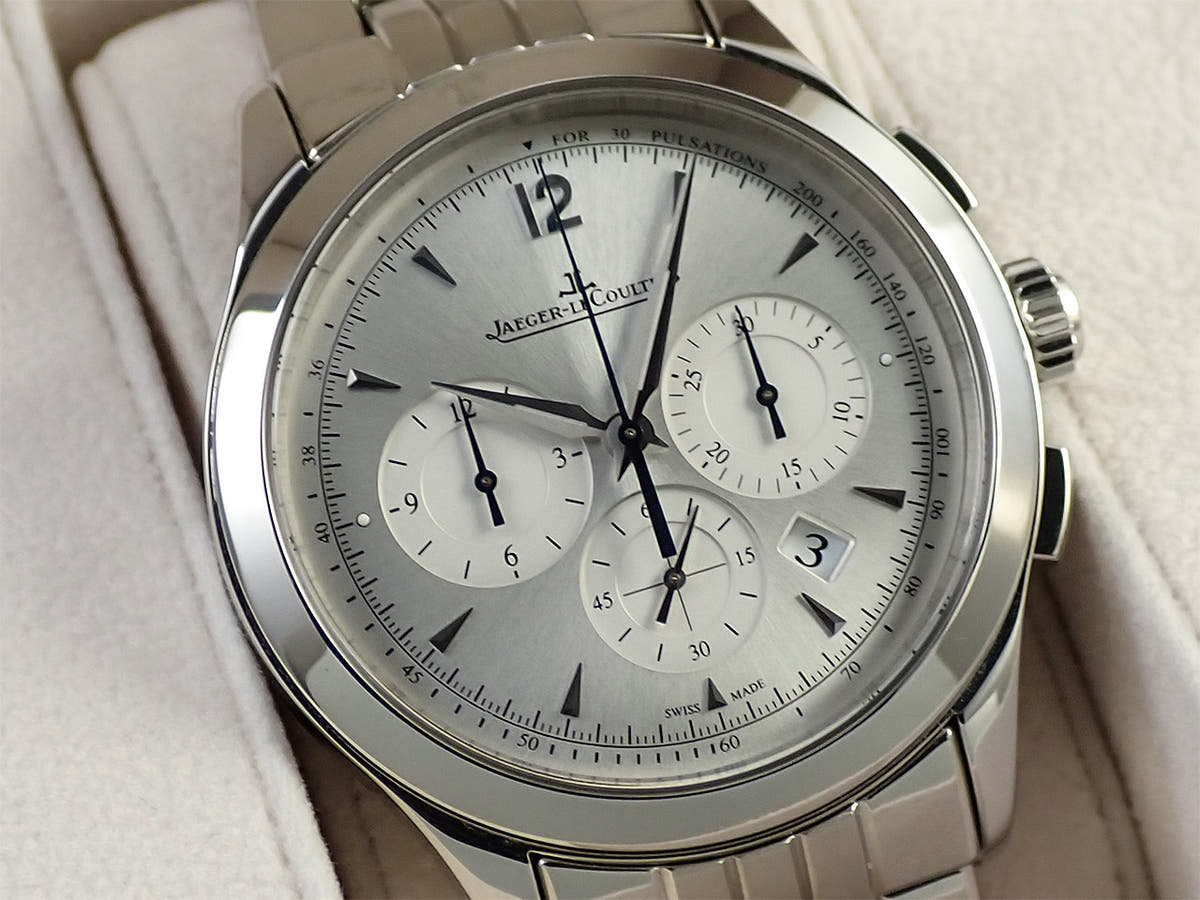 Jaeger-LeCoultre Master Chronograph Ref.Q1538420 Silver Dial Good Condition Y048AHKP