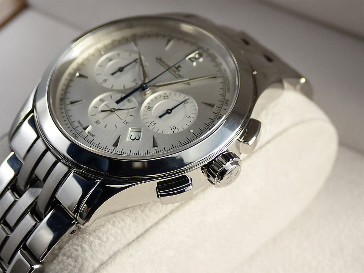 Jaeger-LeCoultre Master Chronograph Ref.Q1538420 Silver Dial Good Condition Y048AHKP