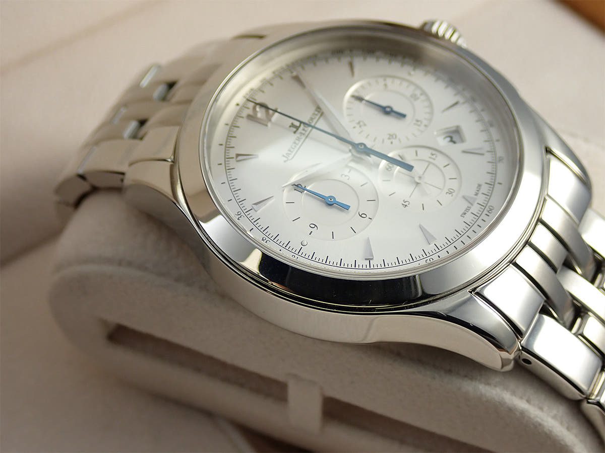 Jaeger-LeCoultre Master Chronograph Ref.Q1538420 Silver Dial Good Condition Y048AHKP
