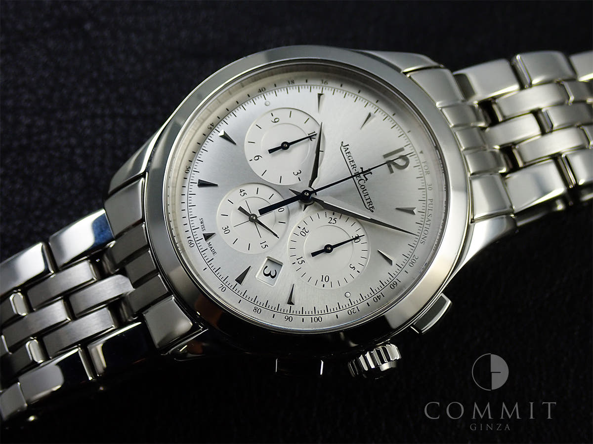 Jaeger-LeCoultre Master Chronograph Ref.Q1538420 Silver Dial Good Condition Y048AHKP