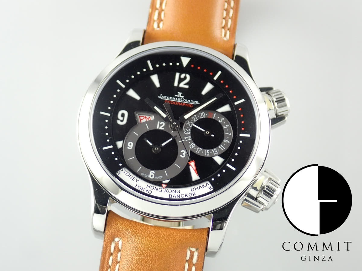 Jaeger-LeCoultre Master Compressor Geographic Ref.146.8.83 (Q1718470) Black Dial Used 6840HZHV