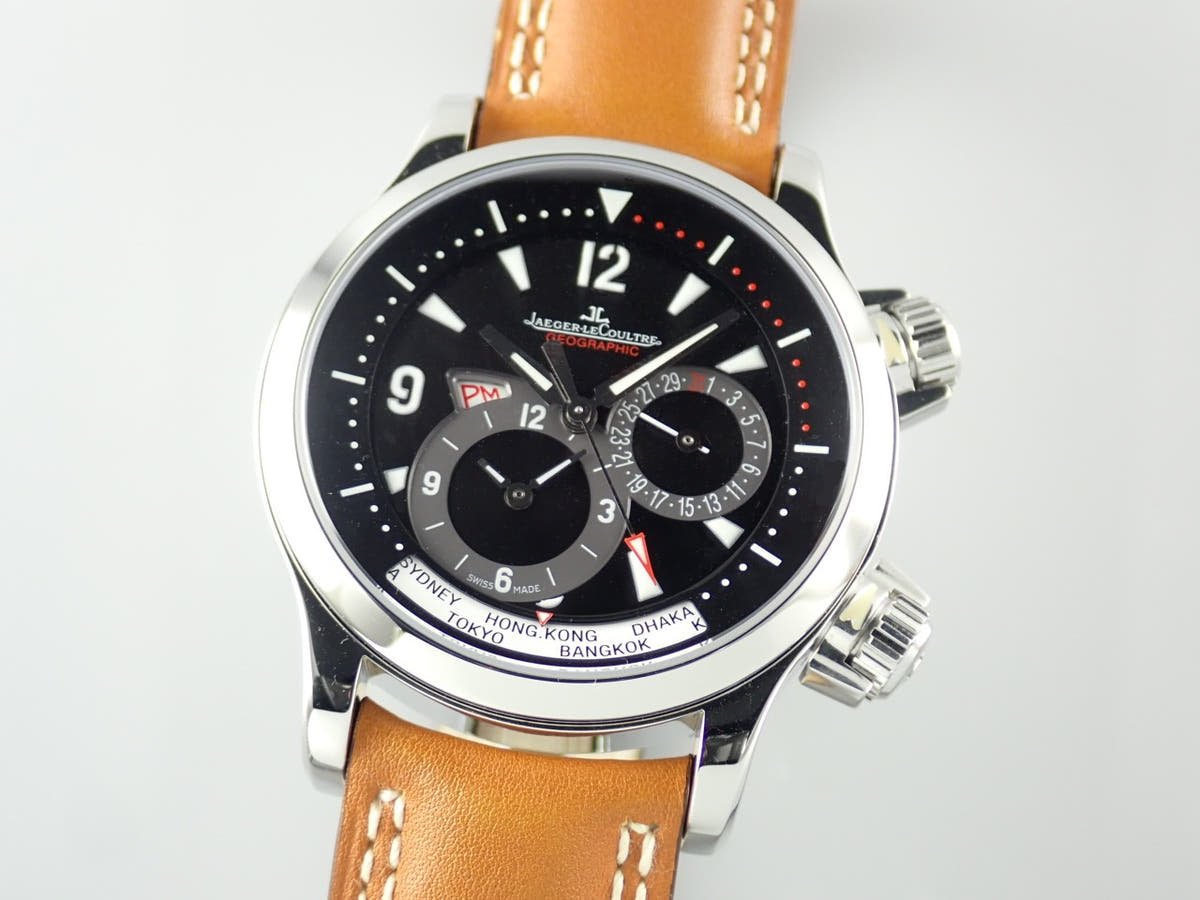 Jaeger-LeCoultre Master Compressor Geographic Ref.146.8.83 (Q1718470) Black Dial Used 6840HZHV