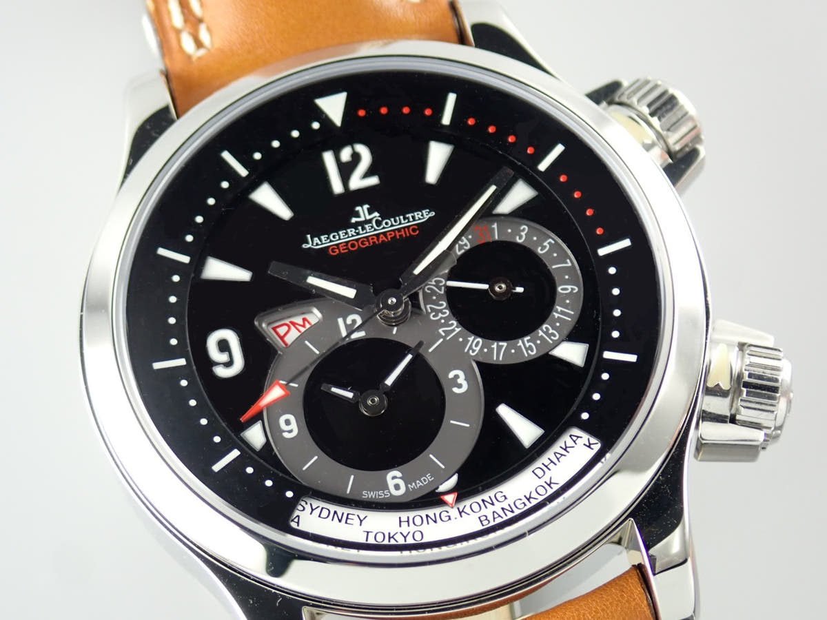 Jaeger-LeCoultre Master Compressor Geographic Ref.146.8.83 (Q1718470) Black Dial Used 6840HZHV